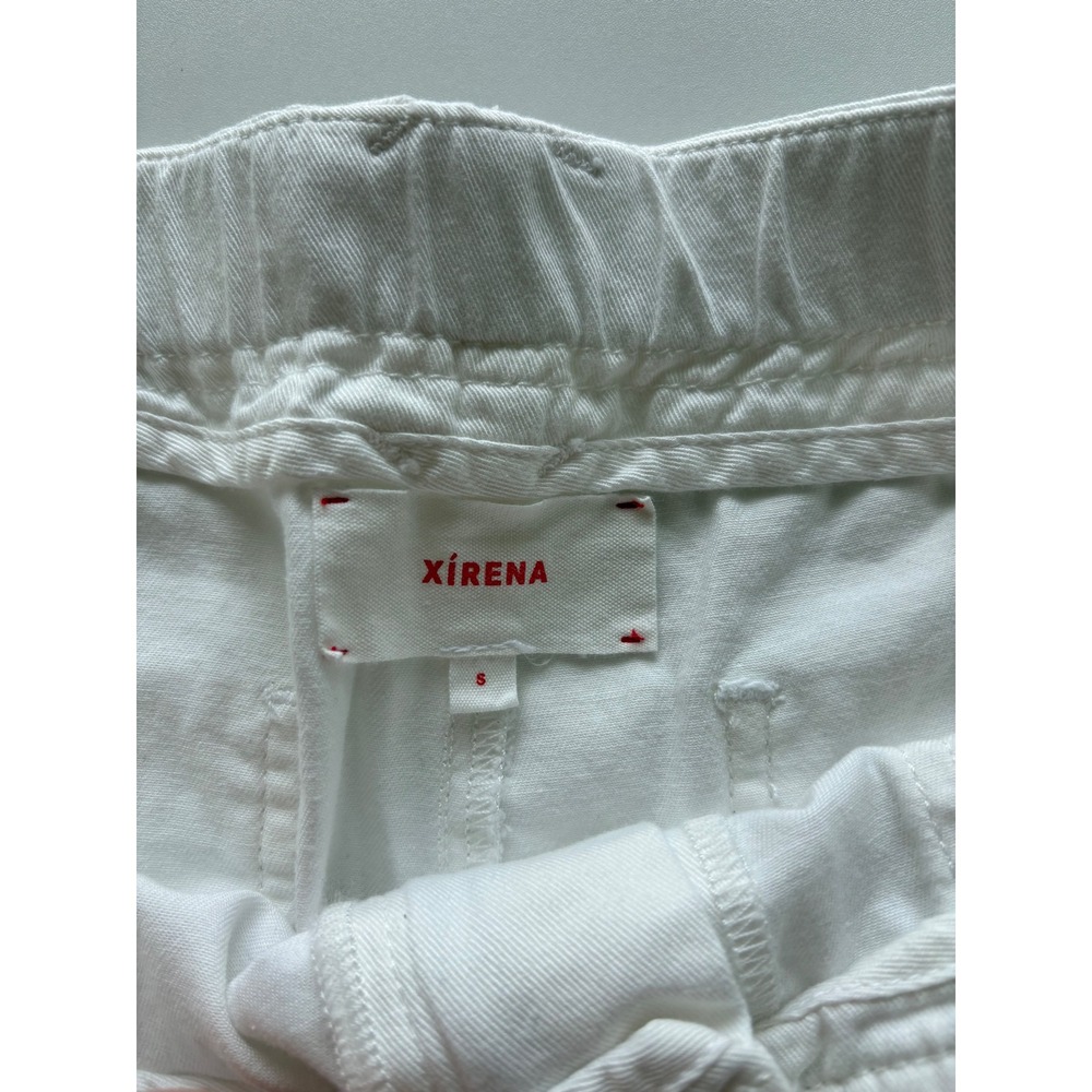 Xirena Chino Pants Womens Size Small White Cotton Utility Patch Pocket Made USA - Picture 5 of 10